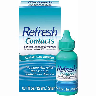 Refresh Contacts Contact Lens Comfort Drops 0.4 Oz | Target