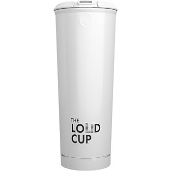 The LoudCup 20 oz Tumbler + Stadium Horn with Snap-Fit Lid (Eagle White) - Insulated Cup Reusable... | Amazon (US)