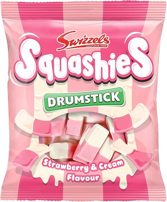 Swizzels Squashies Strawberry & Cream 120G | Amazon (US)