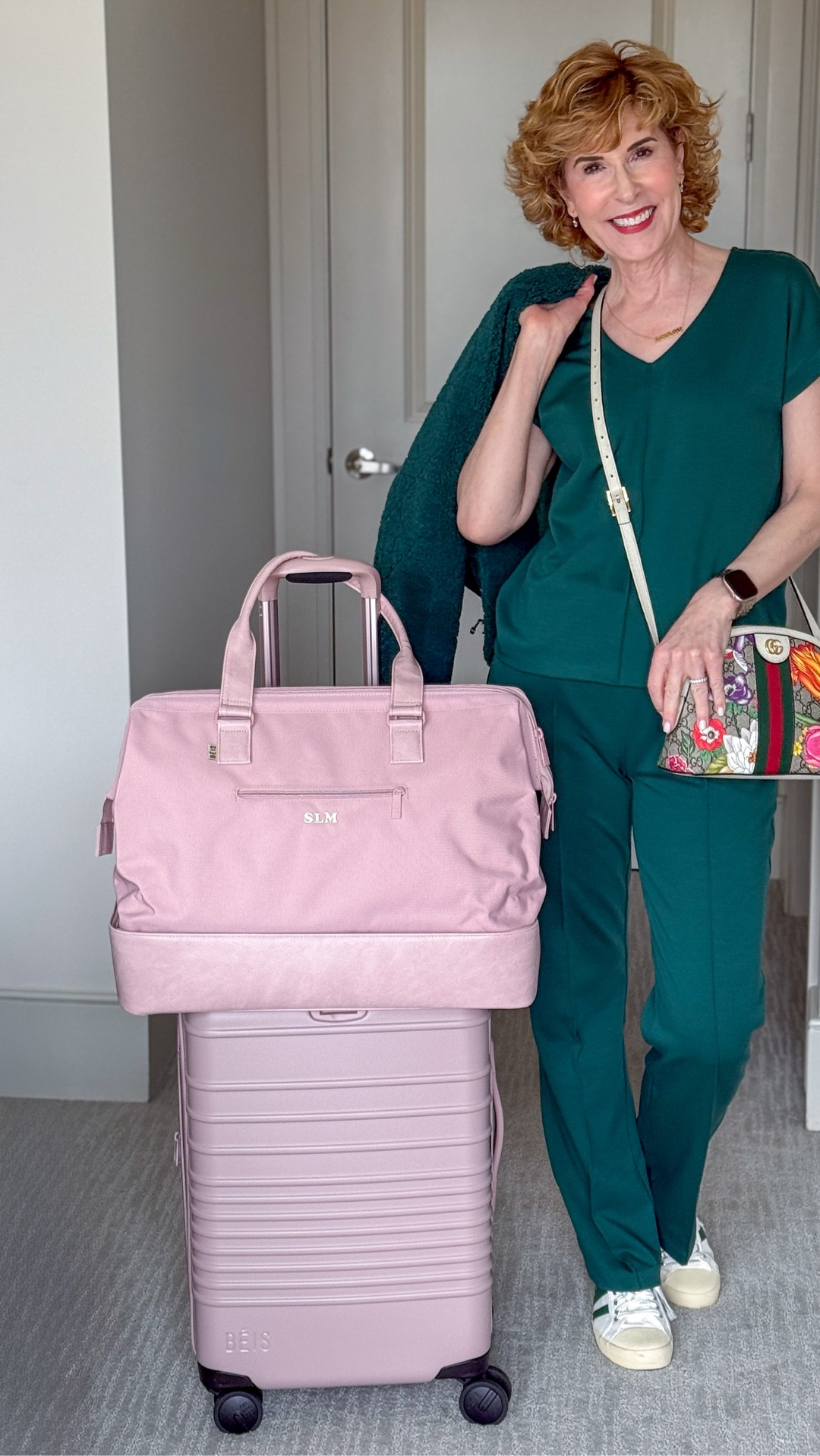 This is my go-to formula for a polished, comfortable travel day look. The wrinkle-resistant top and pull-on straight-leg pants feel easy and relaxed, but the pintuck seams and tailored fit keep everything looking put-together. Chic enough for the airport, comfortable enough for a full day of travel.

#LTKOver40 #LTKSaleAlert #LTKTravel