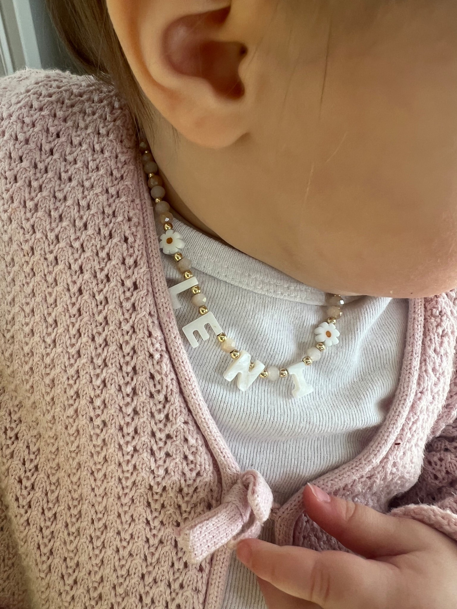 Kids / baby name necklacee