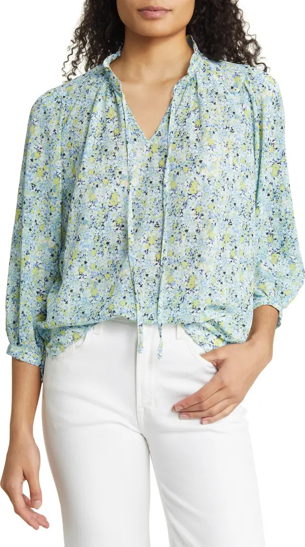 Floral Print Peasant Blouse | Nordstrom