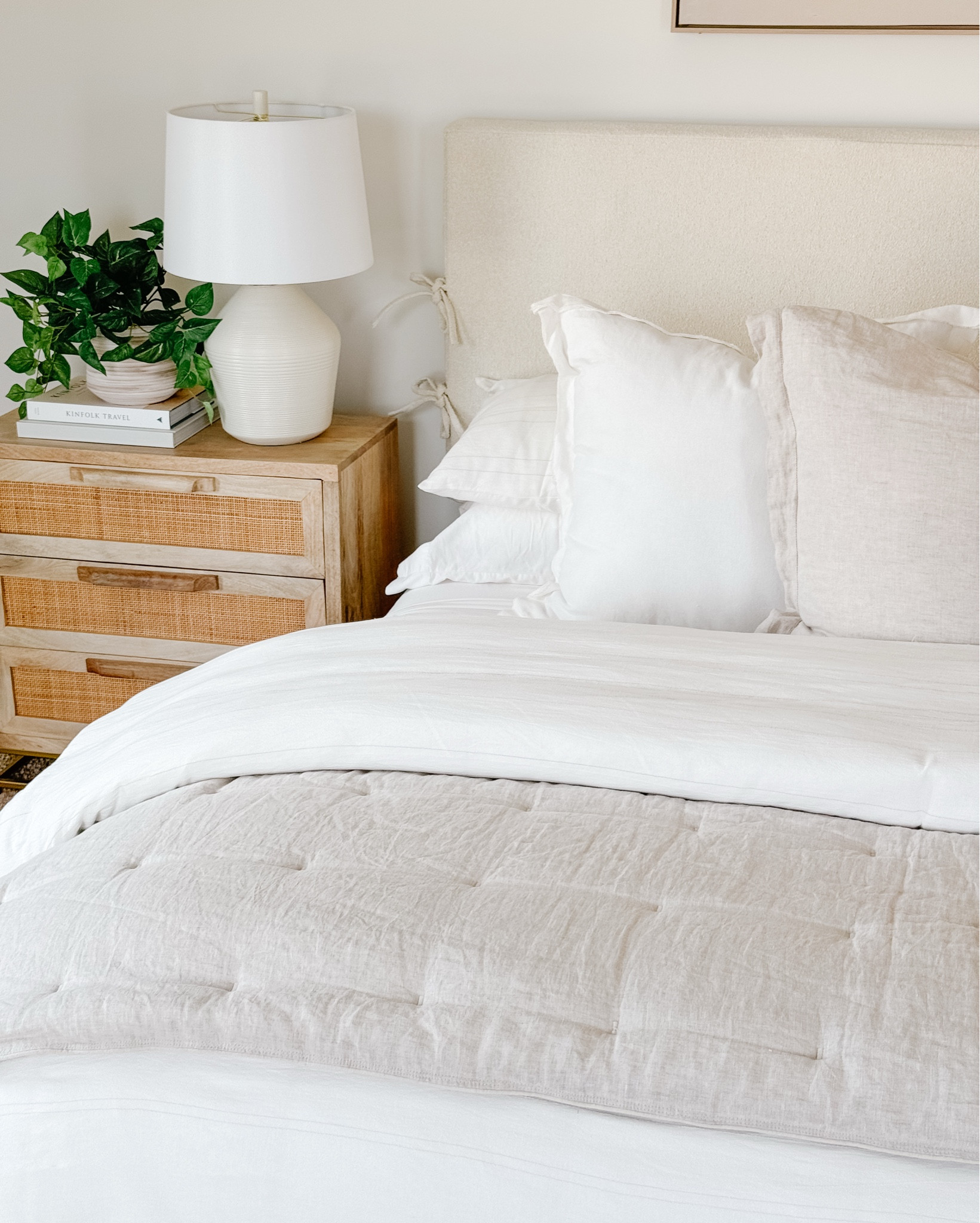 Bedroom layers start with a good comforter and great sheets 

#LTKSeasonal #LTKHome #LTKSaleAlert