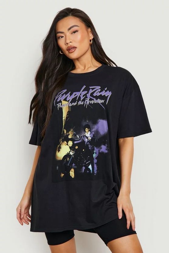 Prince Purple Rain Licence T-Shirt | Boohoo.com (US & CA)