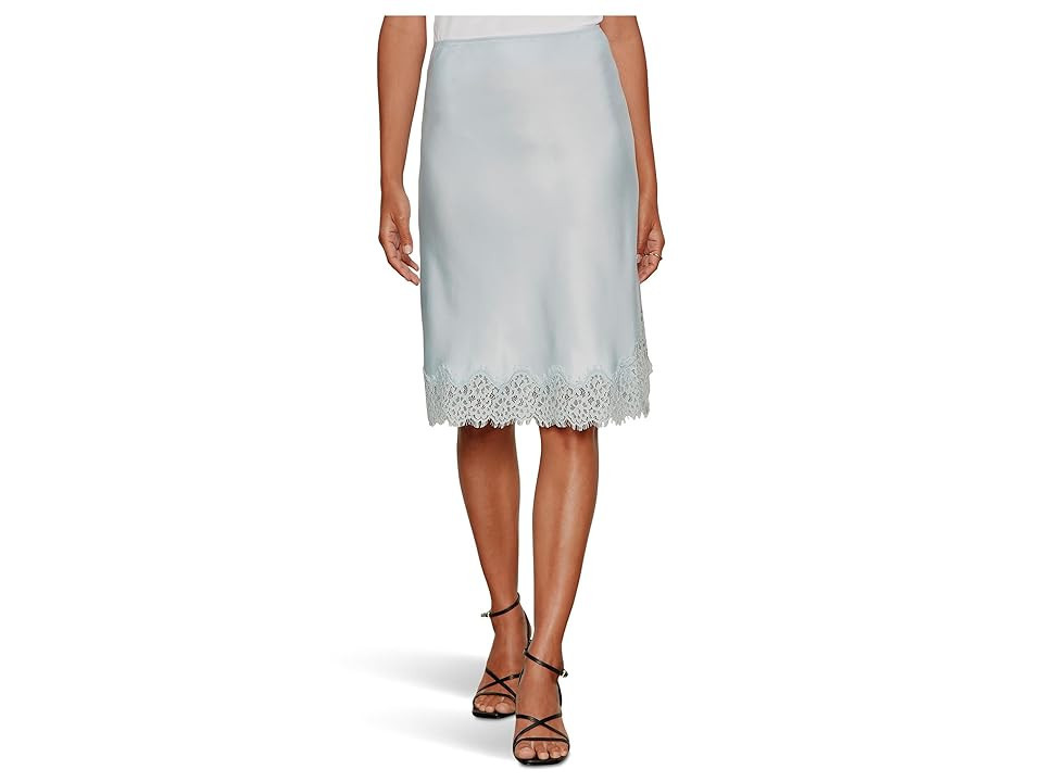 Sanctuary Effortless Lace Slip Skirt Women's Skirt Blue Aura: MD (US 8) | Zappos.com