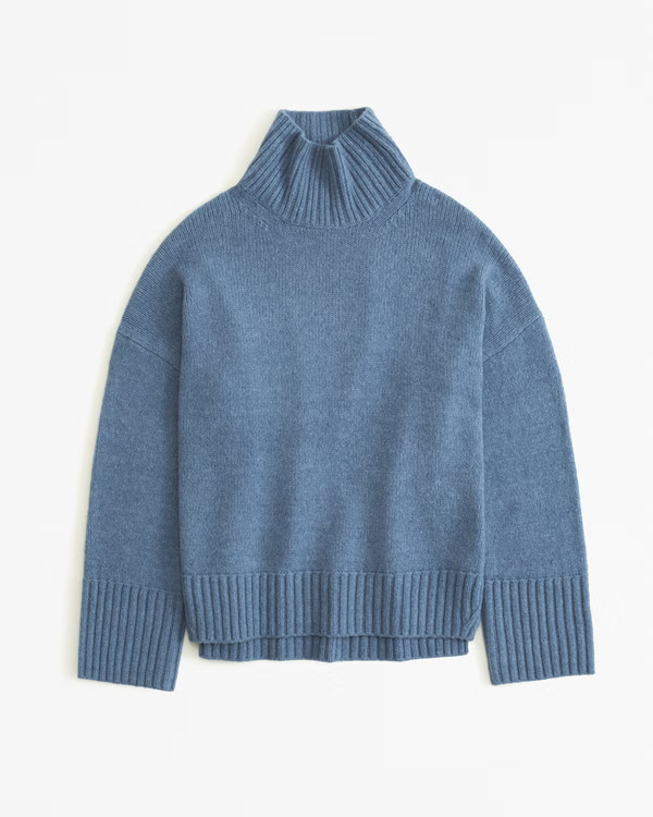 Easy Funnel Neck Sweater | Abercrombie & Fitch (US)