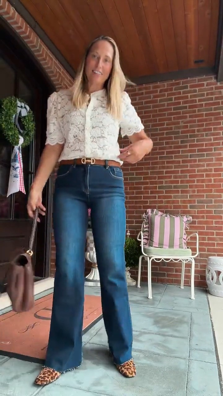 This top is such a fun addition to our wardrobe! We love the flattering fit and how easily it can be styled with jeans, pants, or a skirt. It’s one of those pieces that makes getting dressed feel easy while still looking put together.

#LTKSeasonal #LTKOver40 #LTKMidsize