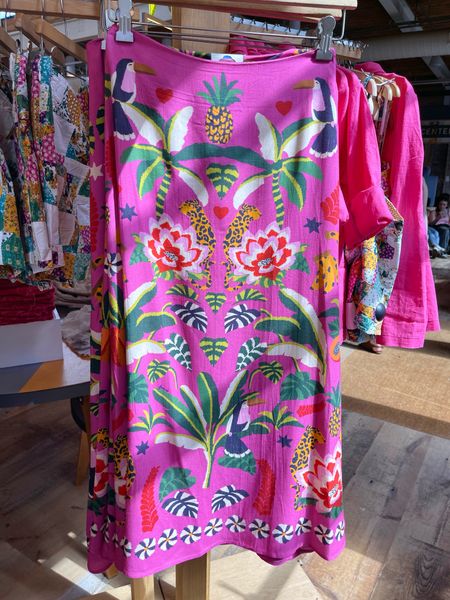 Pretty in paradise! Pink fuchsia tropical skirt from Farm Rio! 💓🌴🐆 Linked a very similar affordable dupe on Amazon!!

#LTKTravel #LTKSaleAlert #LTKSeasonal
