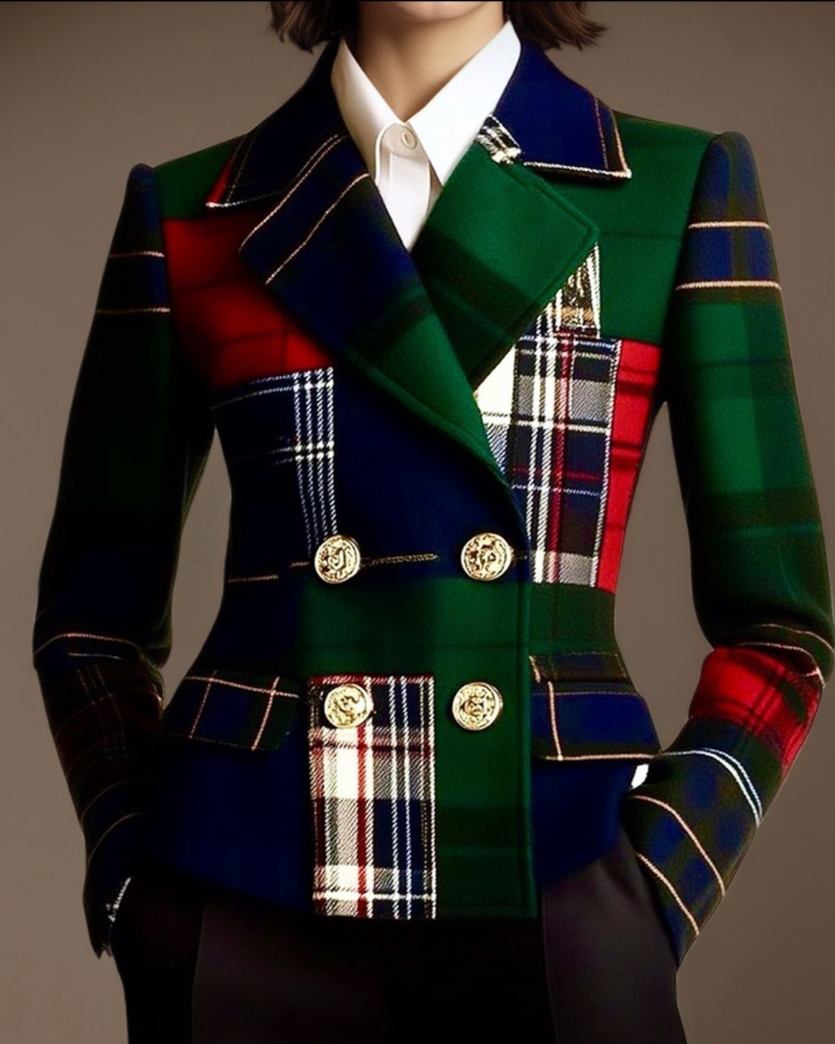 Preppy blazer for the holidays and beyond! Fun mixed tartan jacket can be dressed up or down. 🎄 #blazer #preppy #tartan #plaid 

#LTKWorkwear #LTKHoliday #LTKFindsUnder100