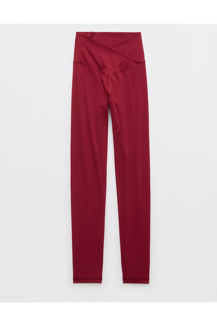 OFFLINE By Aerie Real Me High Waisted Crossover Legging Women's Cherry Tart XXS | Aerie