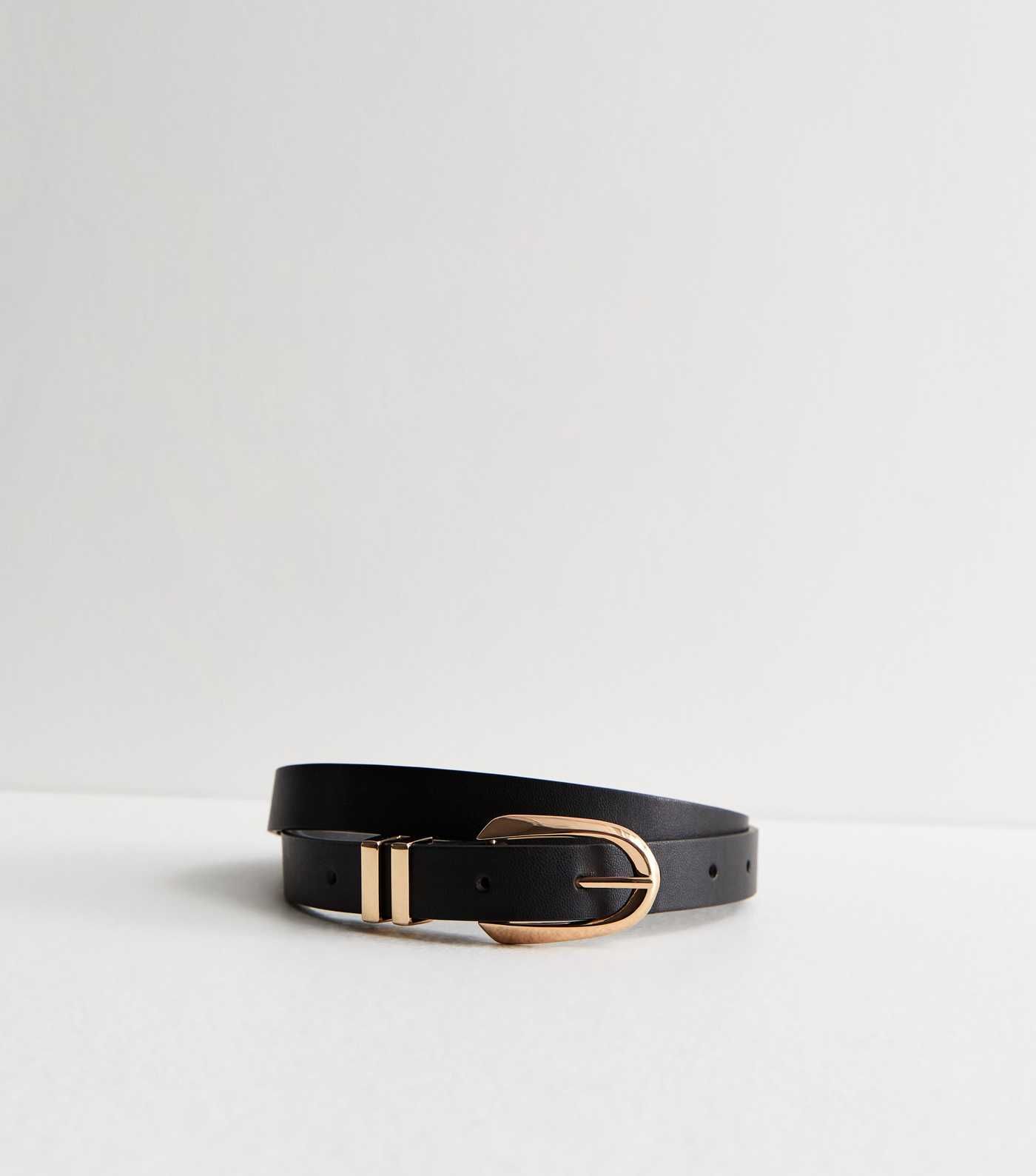 Black Double Keeper Belt | New Look | New Look (UK)