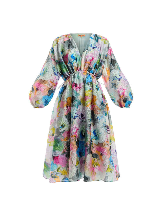 Stine Goya Liquified Orchid Sgveroma Midi Dress | Cocktail | Fenwick | Fenwick