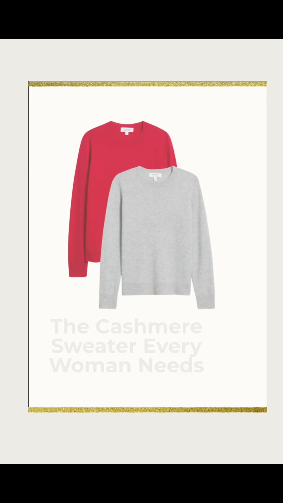 I’ve always loved a good cashmere sweater — even back when I was working full-time before having kids, it was one of my winter go-tos. 

There’s just something about cashmere… it feels luxe without being flashy, it’s warm but not bulky, and it instantly makes an outfit look pulled together with zero effort. ✨

This Nordstrom cashmere sweater is the kind of piece women actually use: soft, lightweight, easy to dress up for a dinner or down with leggings for everyday mom life. 

And it comes in so many colors — from pretty neutrals to brighter shades if you love a pop of color.

If you’re looking for a holiday gift that feels elevated and thoughtful, this is one of those “can’t go wrong” pieces for women in their 30s, 40s, and 50s. 

Perfect for moms, sisters, friends, teachers… or gifting yourself (always encouraged 🤍).

Holiday gifting · Nordstrom cashmere · cozy winter style · gifts for her · midlife style staples · classic wardrobe basics · elevated neutrals · soft + chic outfits · gift ideas women 30s–50s. #ltkmomlife #ltkseasonal #ltkover40 #ltkfindsunder100 #ltkfindsunder50

#LTKHoliday #LTKCyberWeek #LTKGiftGuide

#LTKGiftGuide #LTKHoliday #LTKCyberWeek