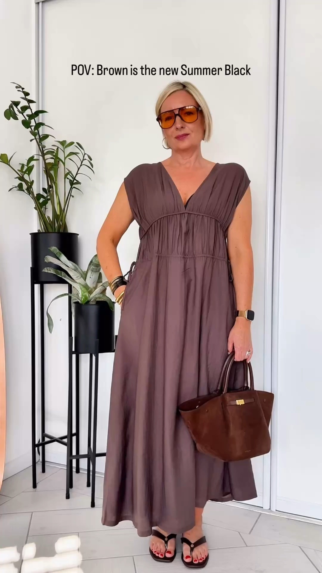 Brown is the new Summer black 🤎

#LTKsummer #LTKstyletip #LTKover50style