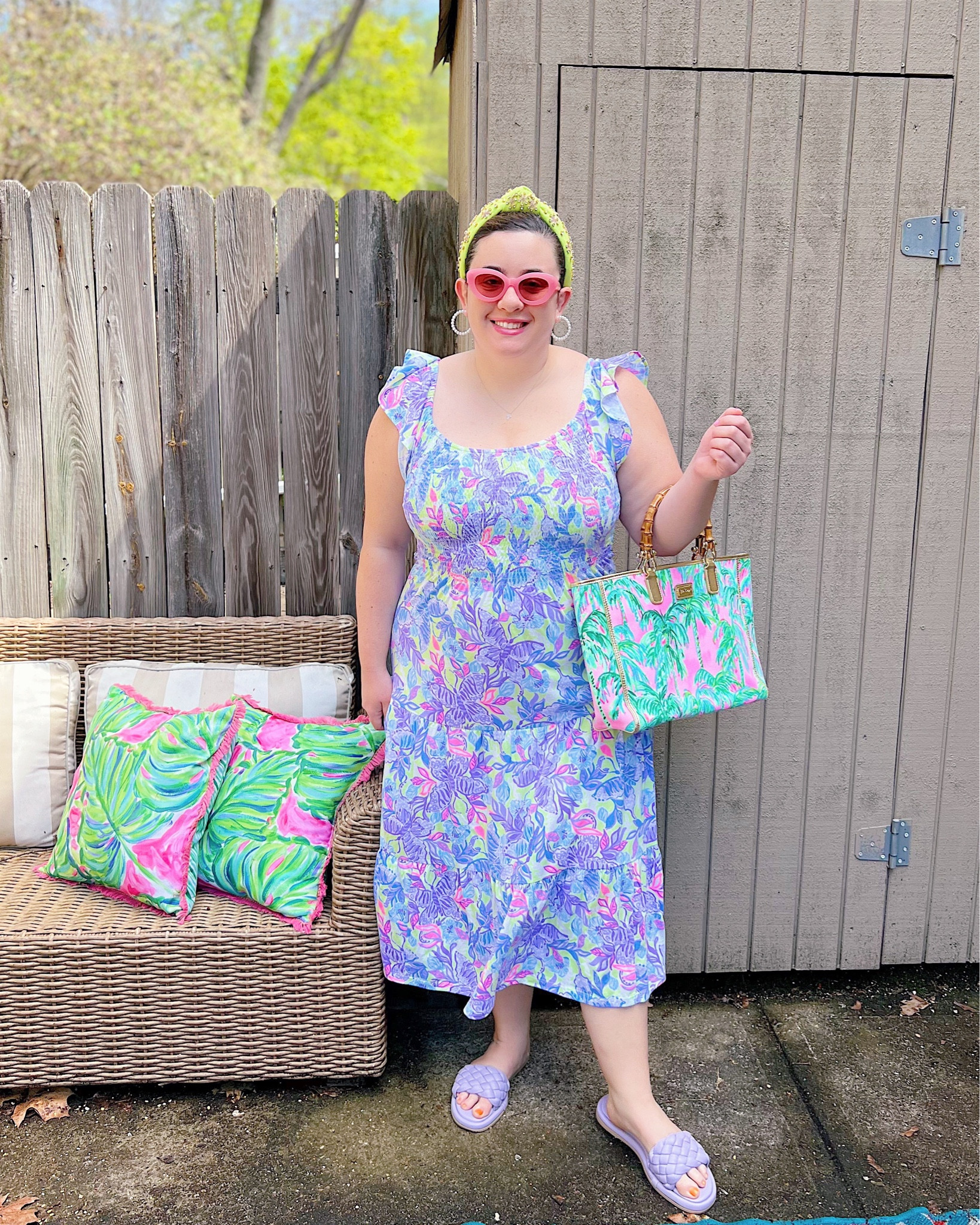 Last day to get 30% off Sitewide at Lilly Pulitzer! 🌴 
Midi dress, smocked dress, colorful dress, vacation dress, vacation outfit, sundress, preppy outfit, leather slide sandals, colorful fashion, resort wear, knotted headband 

#LTKsalealert #LTKSeasonal