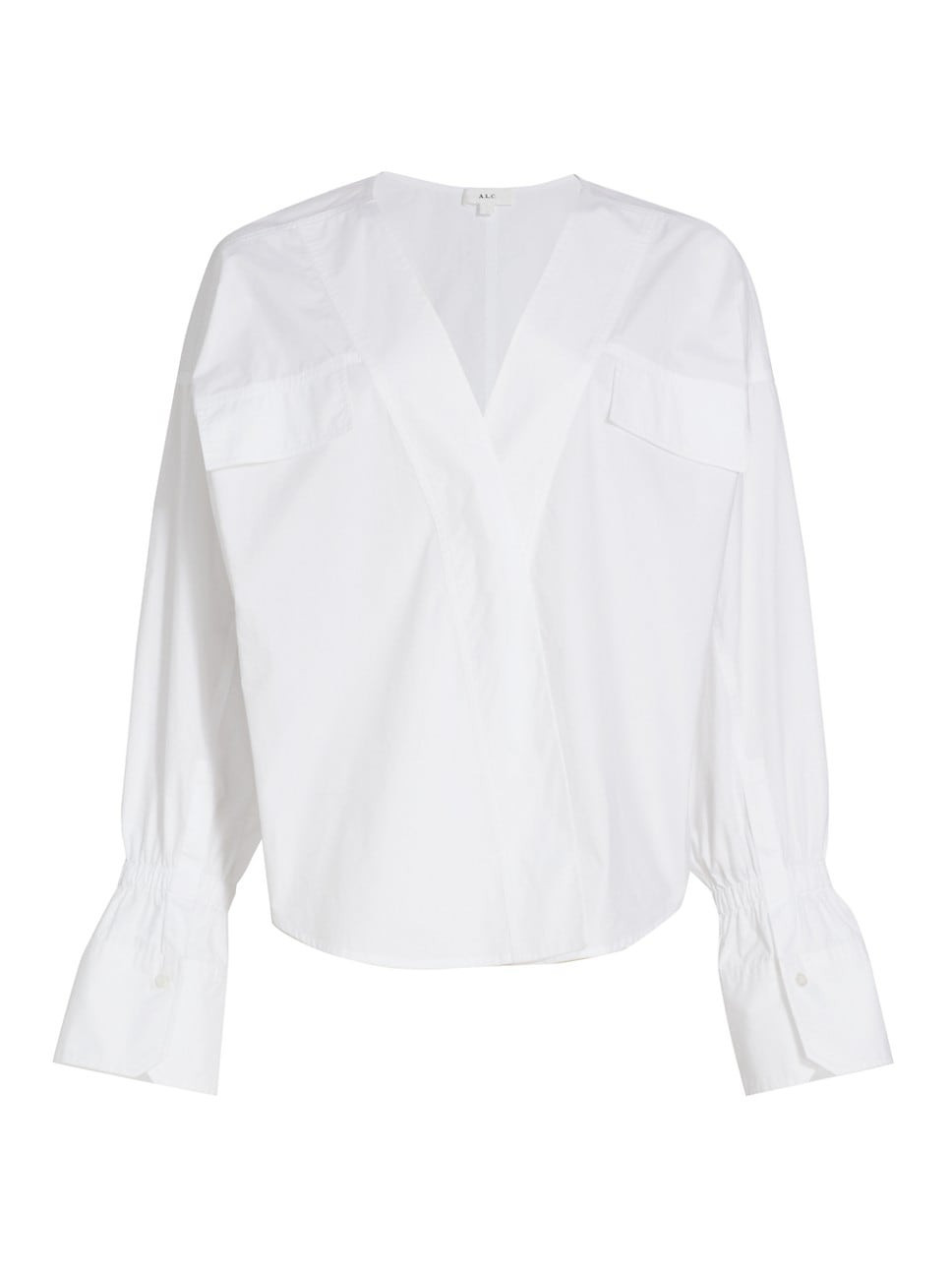 Colette Cotton Poplin Top | Saks Fifth Avenue