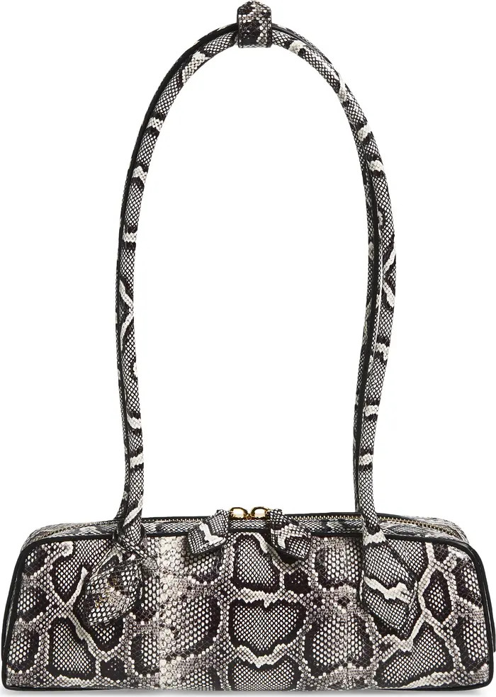 Small Le Teckel Genuine Snakeskin East/West Shoulder Bag | Nordstrom
