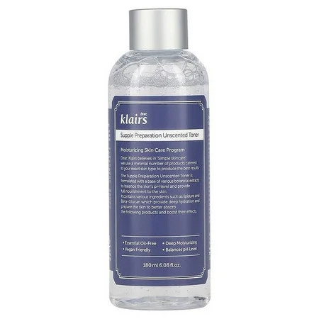 Dear Klairs Supple Preparation Unscented Toner 6.08 fl oz | Walmart (US)