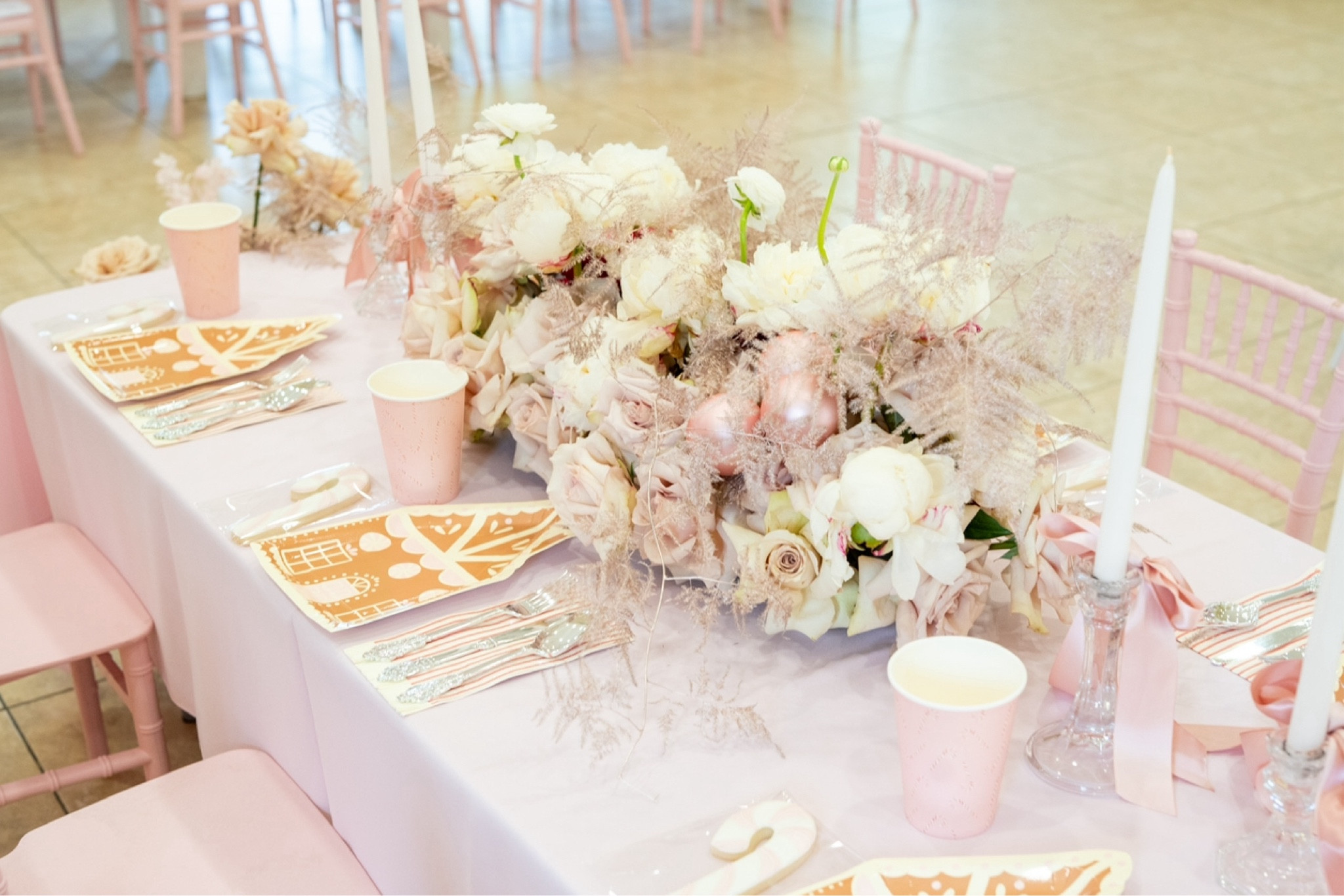 Pink Christmas Wonderland kids party details designed by Parisa Kaprealian {Pretty Please Design} 🎀

#LTKParties #LTKSeasonal #LTKKids