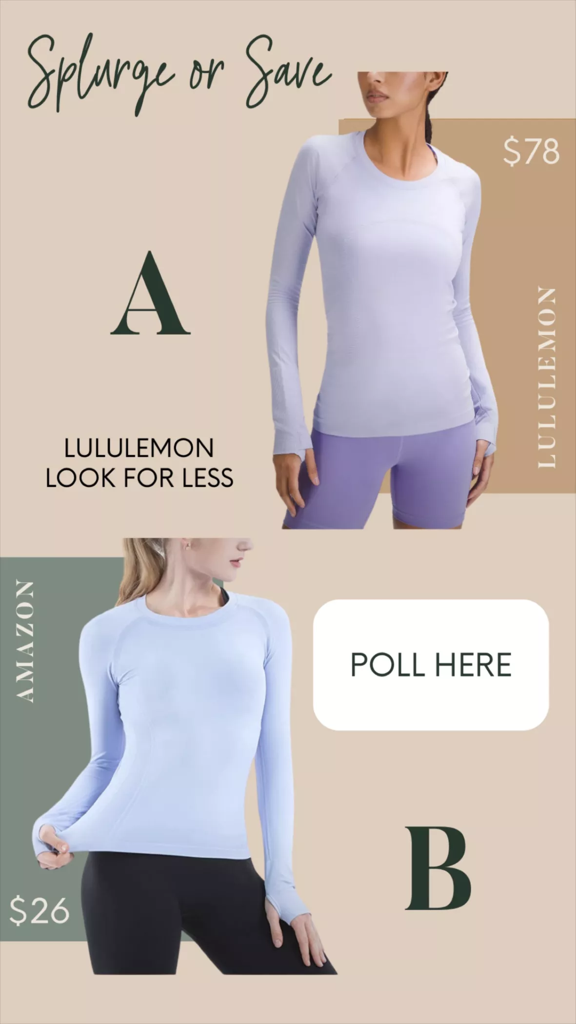 my favorite  lululemon dupes! this swiftly tech long sleeve shir