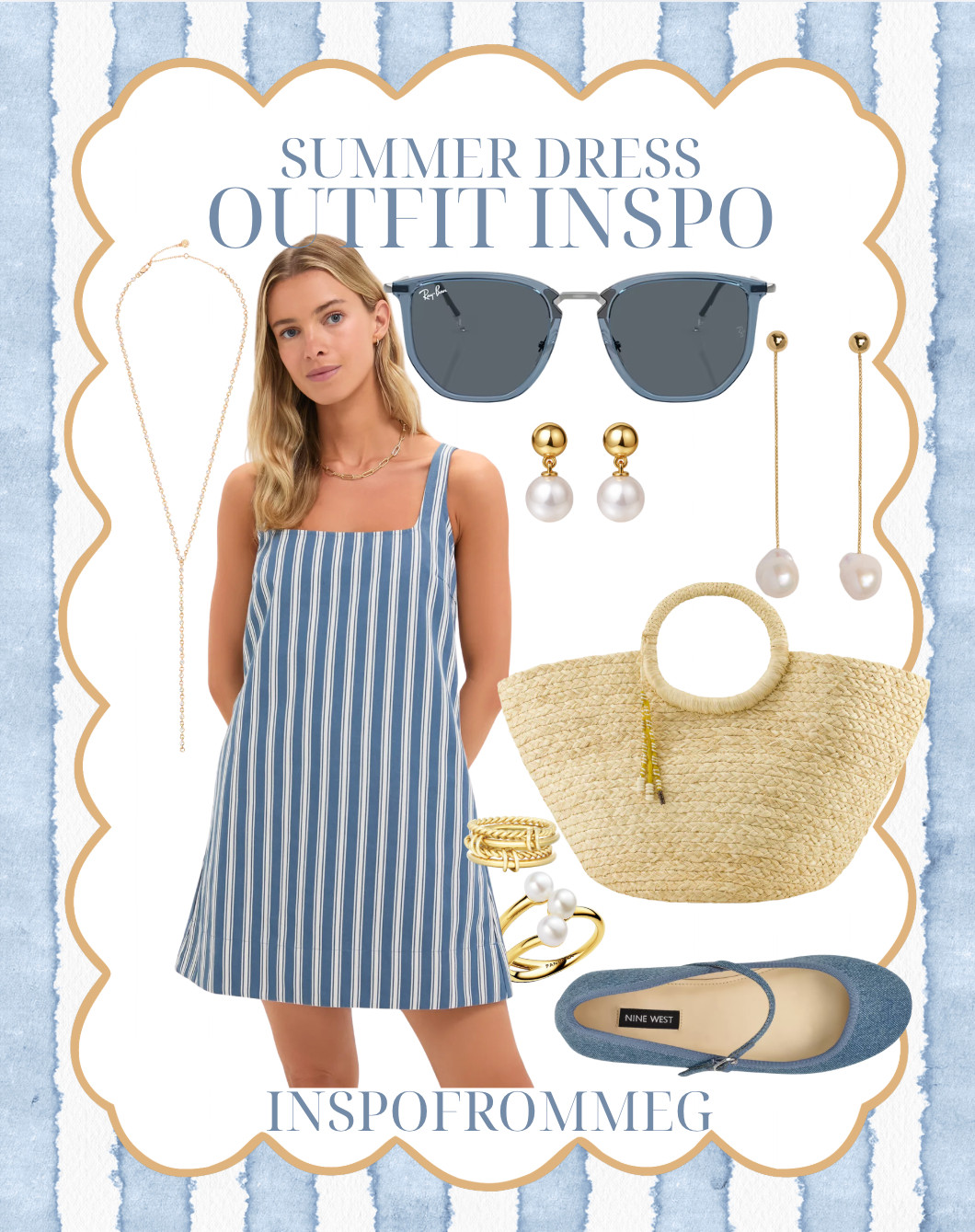 Summer dress outfit inspo 💙⚓️ summer dress, striped dress, blue striped dress, coastal outfits, vacation outfits, vacation outfits beach, beach vacation outfits, Nantucket style, Cape Cod style, Hamptons style, coastal grandma, preppy outfits, feminine fashion, classy casual outfits, brunch outfits, beach dinner outfit, girls trip outfits, resort wear, European summer outfits, effortless outfits, chic summer style, woven tote bag, pearl jewelry, gold jewelry, ballet flats outfit, blue ballet flats, sunglasses outfit, yacht club style, East Coast summer style, southern style, graduation guest outfit, country concert outfit, concert outfits, date night outfits, plus size fashion, midsize fashion, curvy fashion inspo, boutique fashion, travel outfits, spring summer outfits, vacation aesthetic, summer capsule wardrobe, everyday outfit inspo, LTK fashion, Tuckernuck inspired, Amazon fashion, Target style, old money aesthetic, beachy outfits, resort fashion, summer style inspo

#LTKgrwm #LTKootd #LTKSeasonal