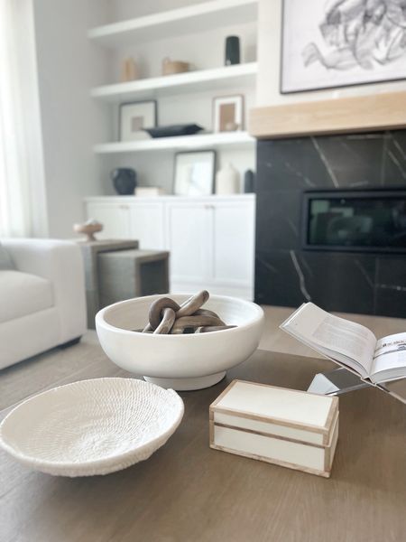 Coffee table decor, home decor, living room decor, terracotta bowl, book stand, coffee table book, textured decorative bowl, square coffee table, square cocktail table



#LTKstyletip #LTKfindsunder50 #LTKhome