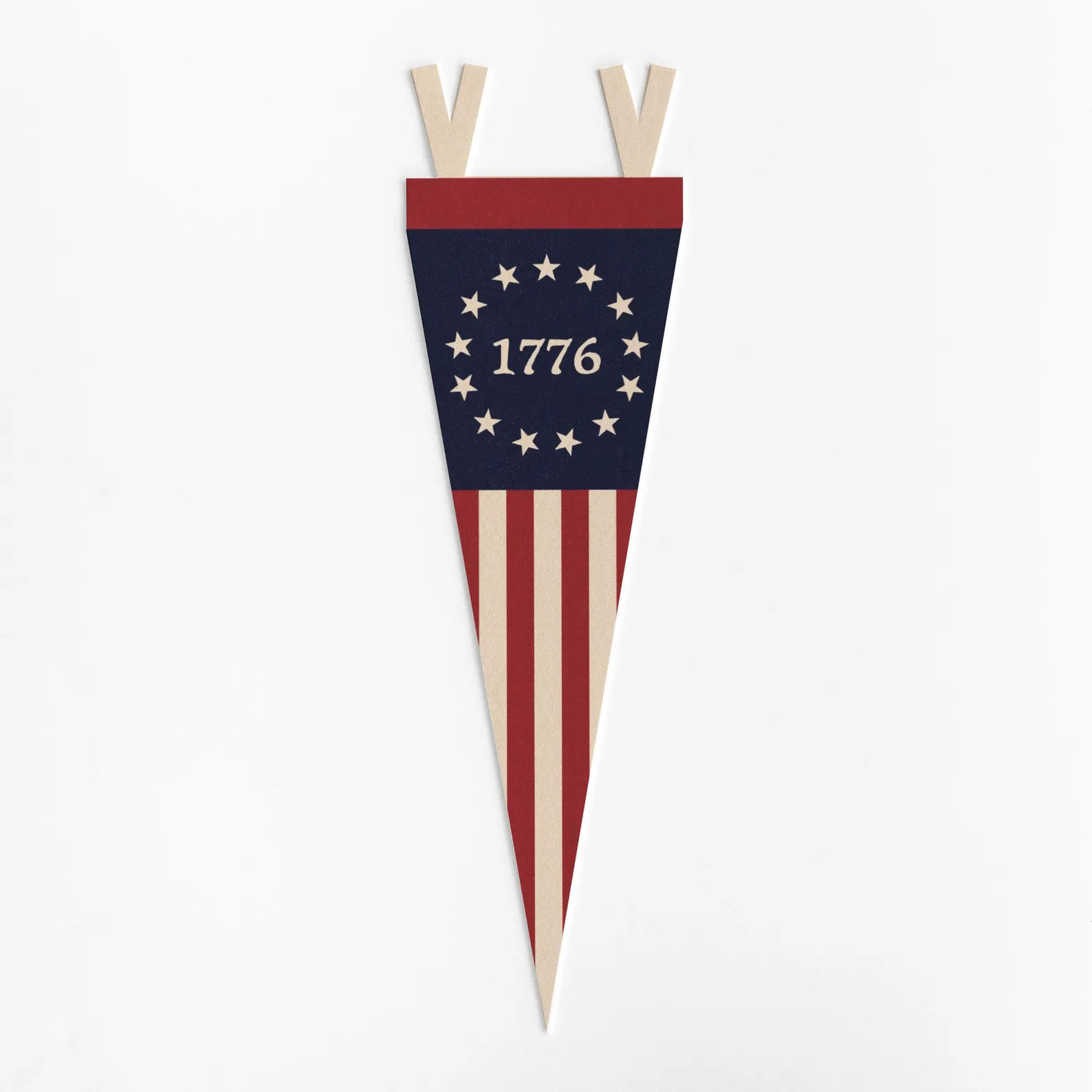 1776 Felt Pennant | Betsy Ross Stars & Stripes Americana Banner, Patriotic Wall Decor, USA Herita... | Etsy (Global)