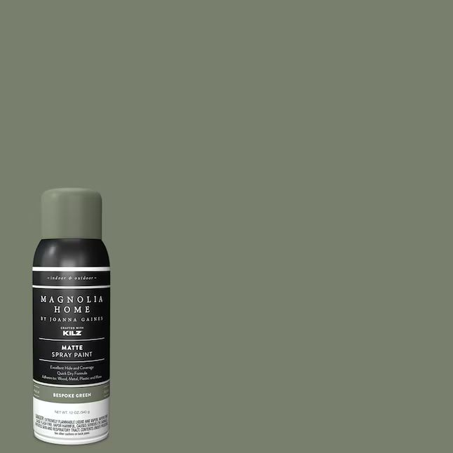 Magnolia Home Magnolia Home by Joanna Gaines Matte Bespoke Green Enamel Spray Paint (NET WT. 12-o... | Lowe's