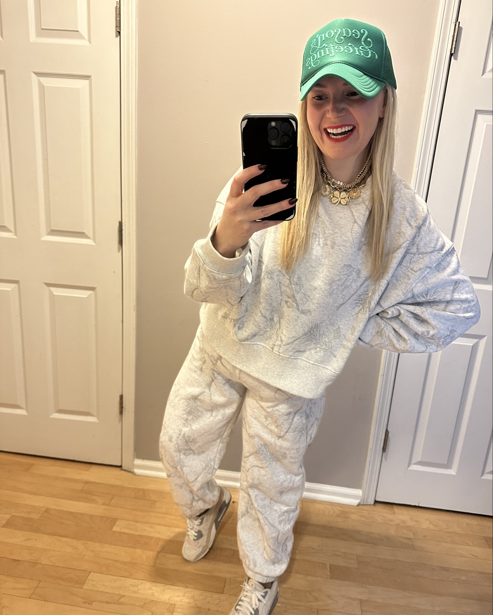 Loved this lil’ two piece camo set with my favorite holiday trucker hat! Black Friday specials for the winnn! 

#LTKHoliday #LTKMidsize #LTKootd