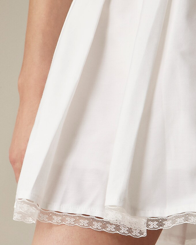 Tall pleated tie-waist mini skirt | J. Crew US