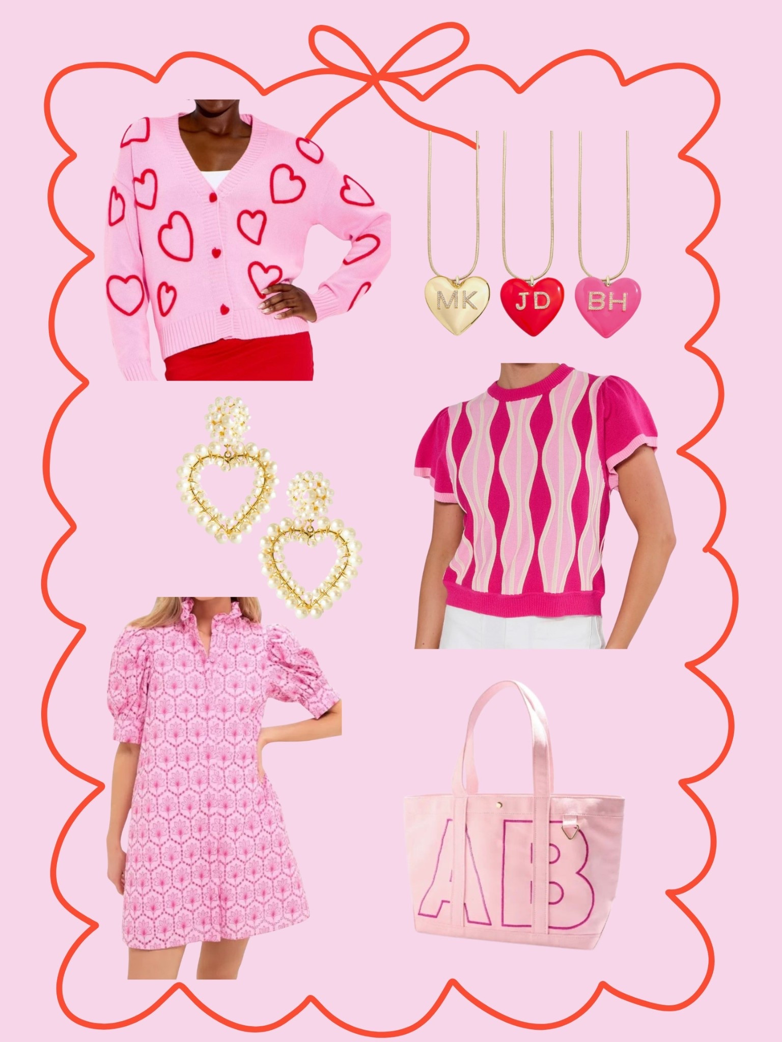 Pink crush for Valentines Day 💕Valentines outfits
Valentines gifts
Valentines accessories 
Valentines jewelry
Heart locket heart necklace 
Initial boat tote
Pink dress
Pink top
Pink cardigan
Heart cardigan 
Heart shirt
Heart earrings 


#LTKSaleAlert #LTKBeauty #LTKSeasonal
