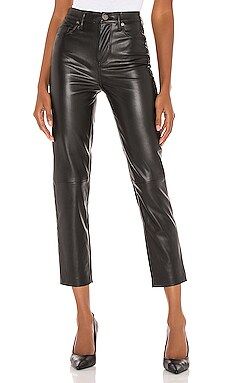 BLANKNYC Vegan Leather Straight Leg Pant in Need You Tonight from Revolve.com | Revolve Clothing (Global)