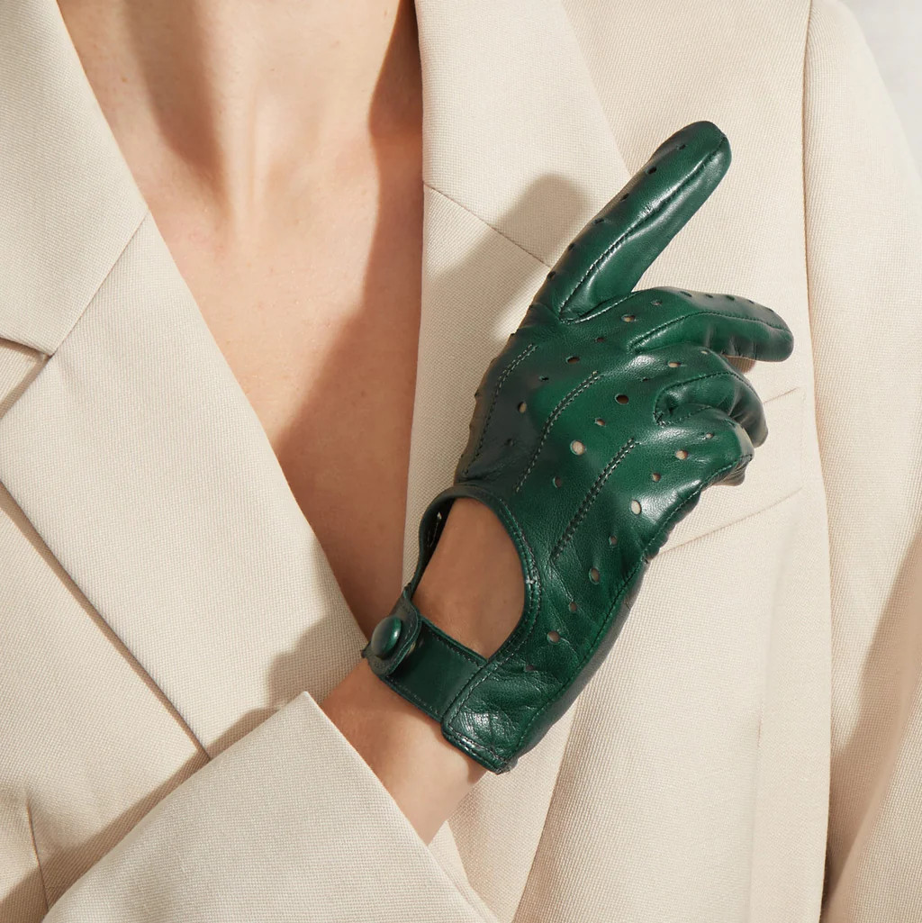 Adeline | Leather Driving Glove | Cornelia James