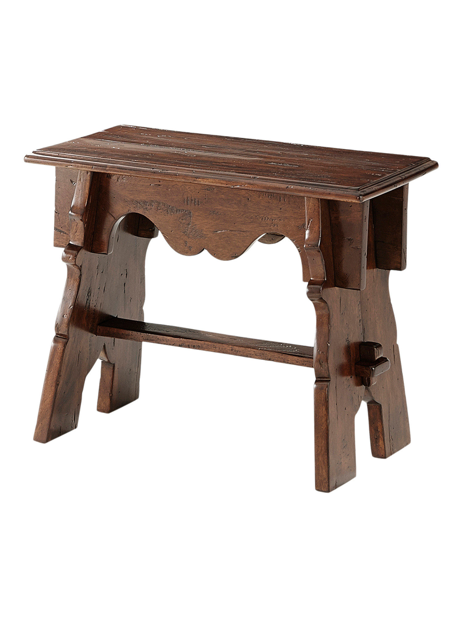 22x12x18 Khaya Wood Antique Joints Bench | TJ Maxx