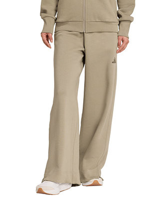 Women's All SZN Fleece Loose Wide-Leg Pants | Macy's