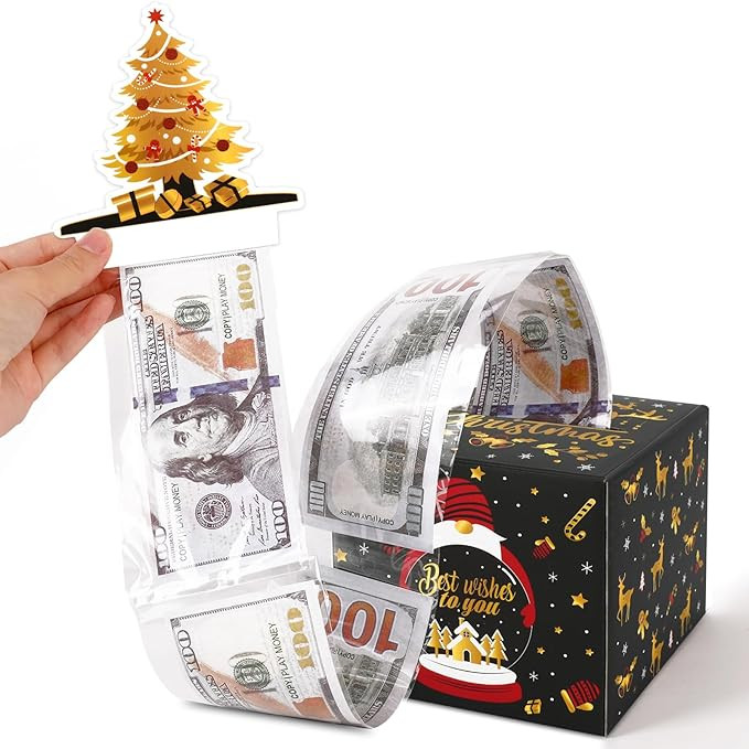 Konsait DIY Christmas Money Box - Santa Cash Holder for Family and Friends | Amazon (US)
