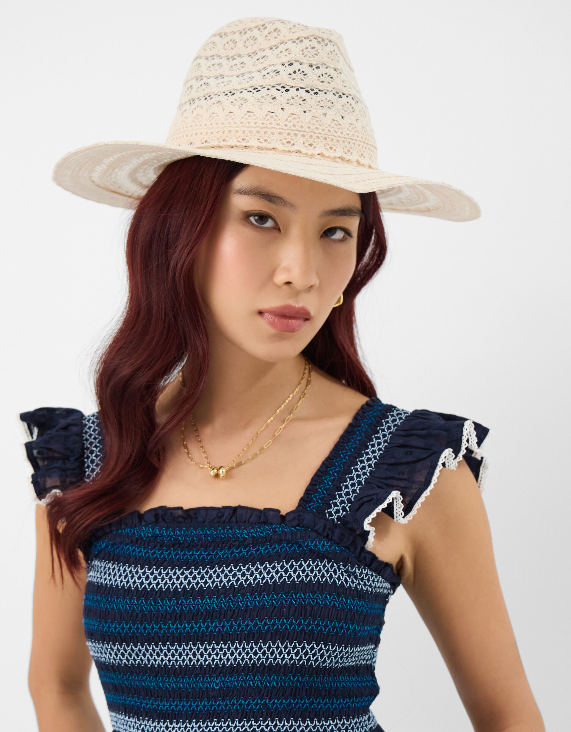 Lace Fedora Hat | Accessorize (Global)
