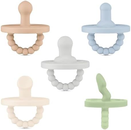 Ryan & Rose Cutie PAT Pacifier Teether (Starter Kit, Boy) | Amazon (US)