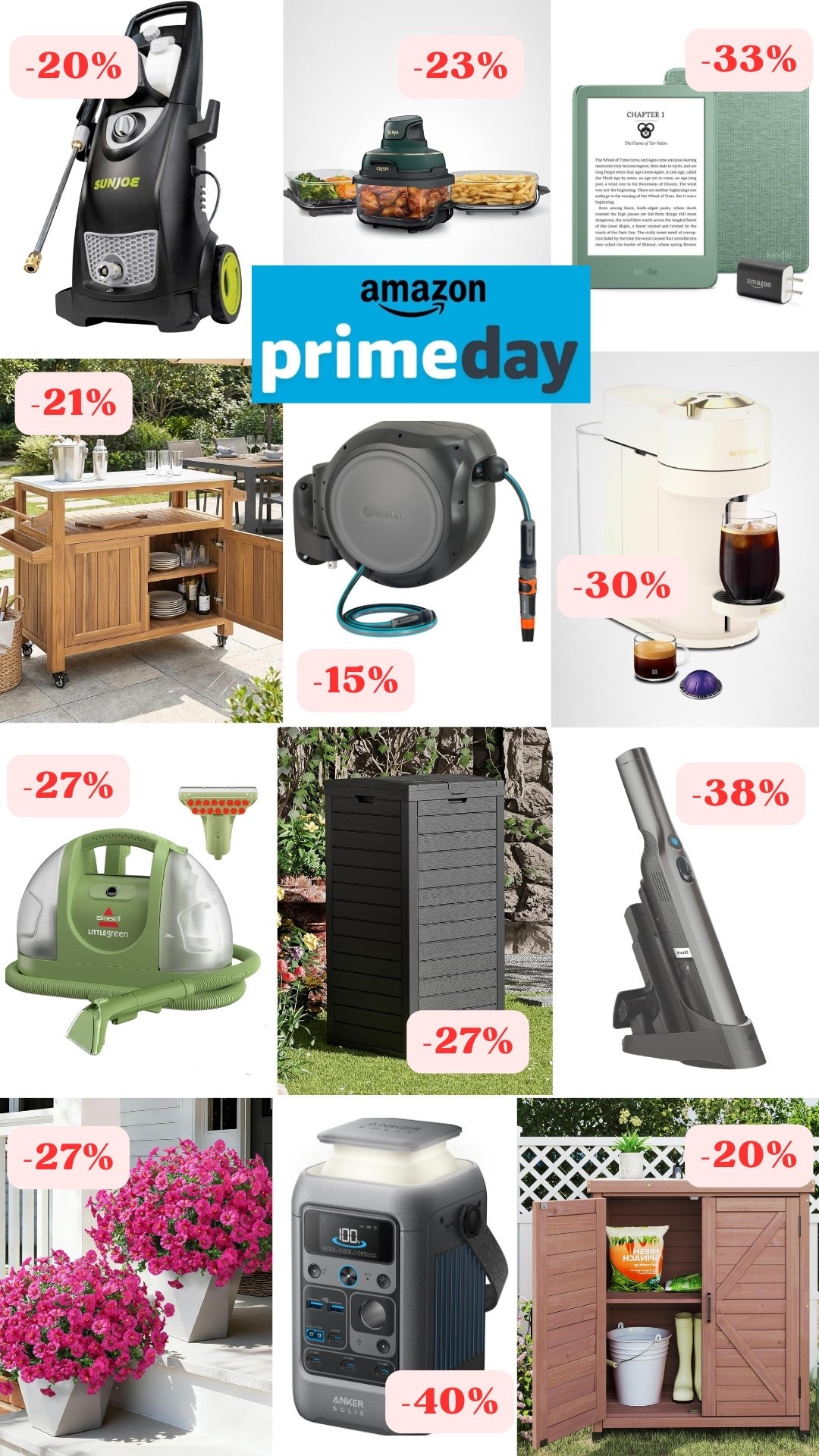 Best Amazon Prime Day deals! Amazon sales on outdoor entertaining must haves. Belated Father’s Day gifts. Patio decor for summer party! Charging station for disaster preparedness kit or emergency kit. Carpet cleaner. Gift for book lover. Home gadgets. Gardening gifts. Front door decor. 

#amazonprimeday #primedaydeals #primeday

#LTKSaleAlert #LTKHome #LTKSeasonal