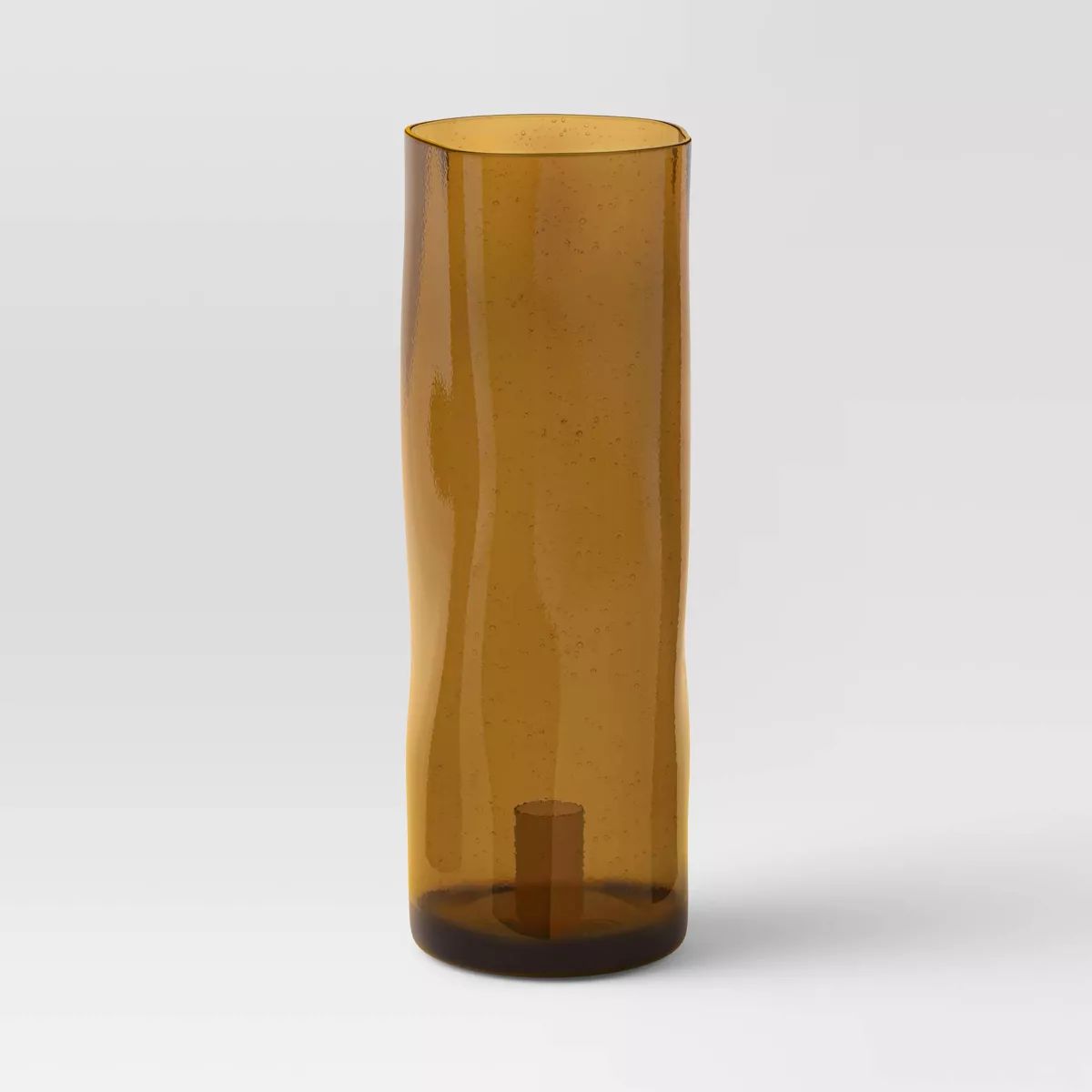 Large Glass Hurricane Taper Candle Holder Yellow - Threshold™ | Target