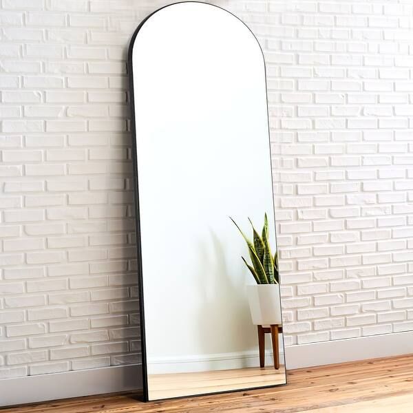 Full-length Floor Arched Mirror - On Sale - Overstock - 35289839 | Bed Bath & Beyond