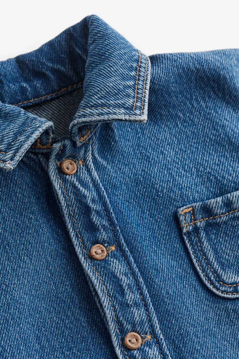Denim Shirt - Denim blue - Kids | H&M US | H&M (US + CA)