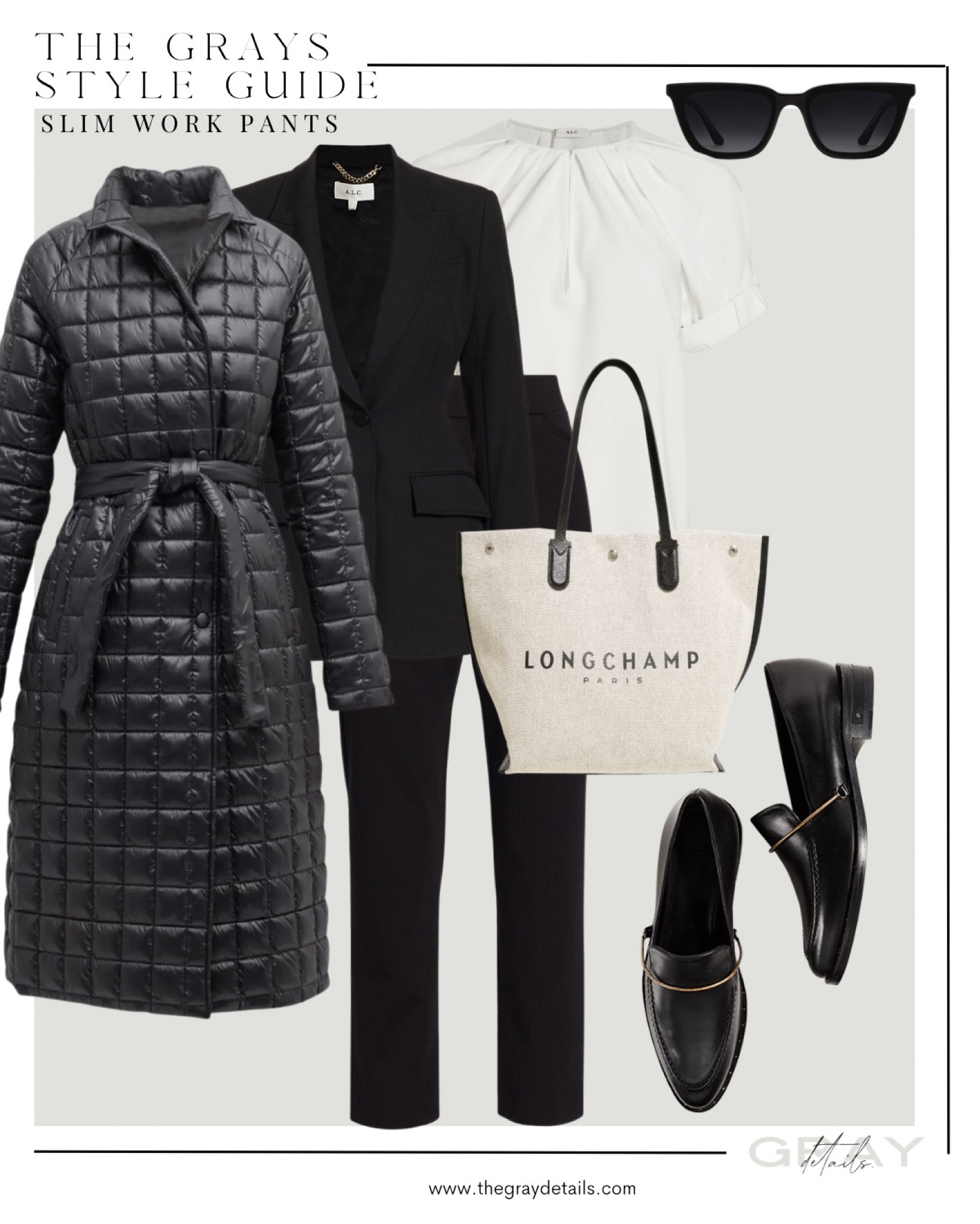 Winter workwear styling the spanx slim pant 

Puffer jacket 
Black blazer
Spanx slim pants 
Tote

#LTKworkwear #LTKFind #LTKitbag