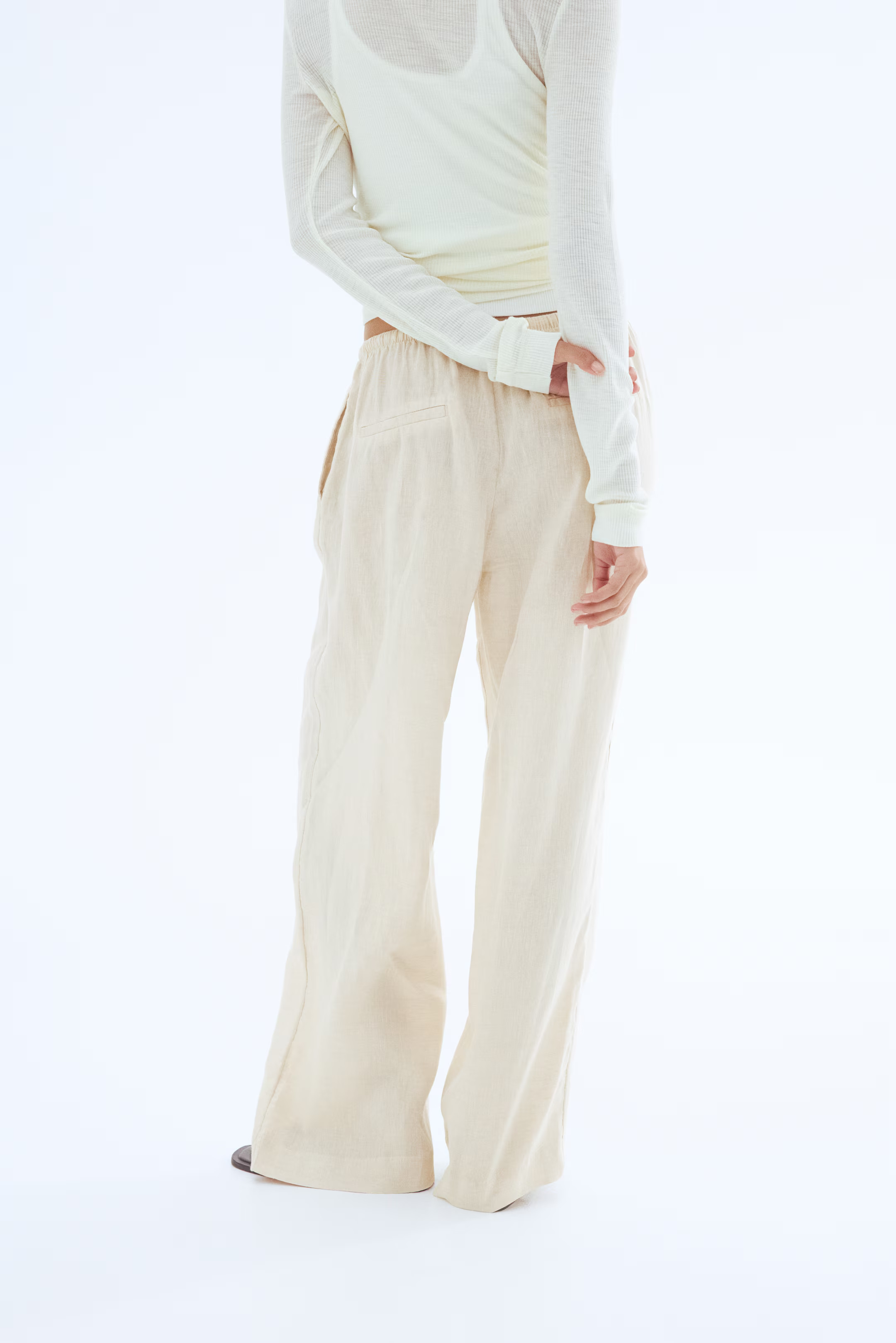 Linen Drawstring Pants | H&M (US + CA)