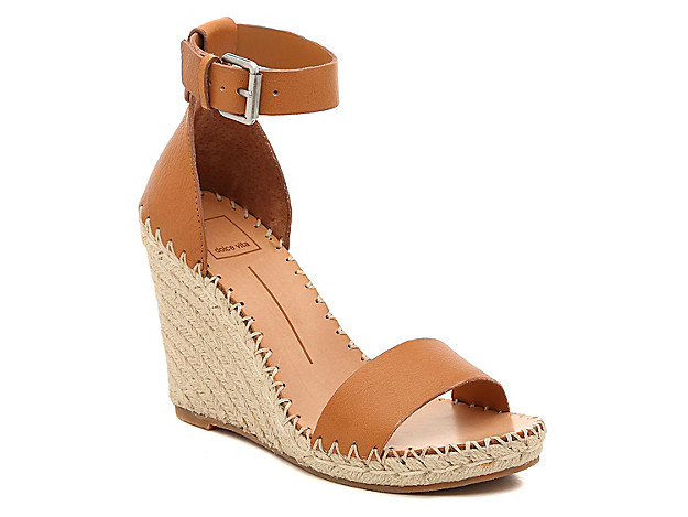 Dolce Vita Noor Espadrille Wedge Sandal - Women's - Cognac Leather | DSW