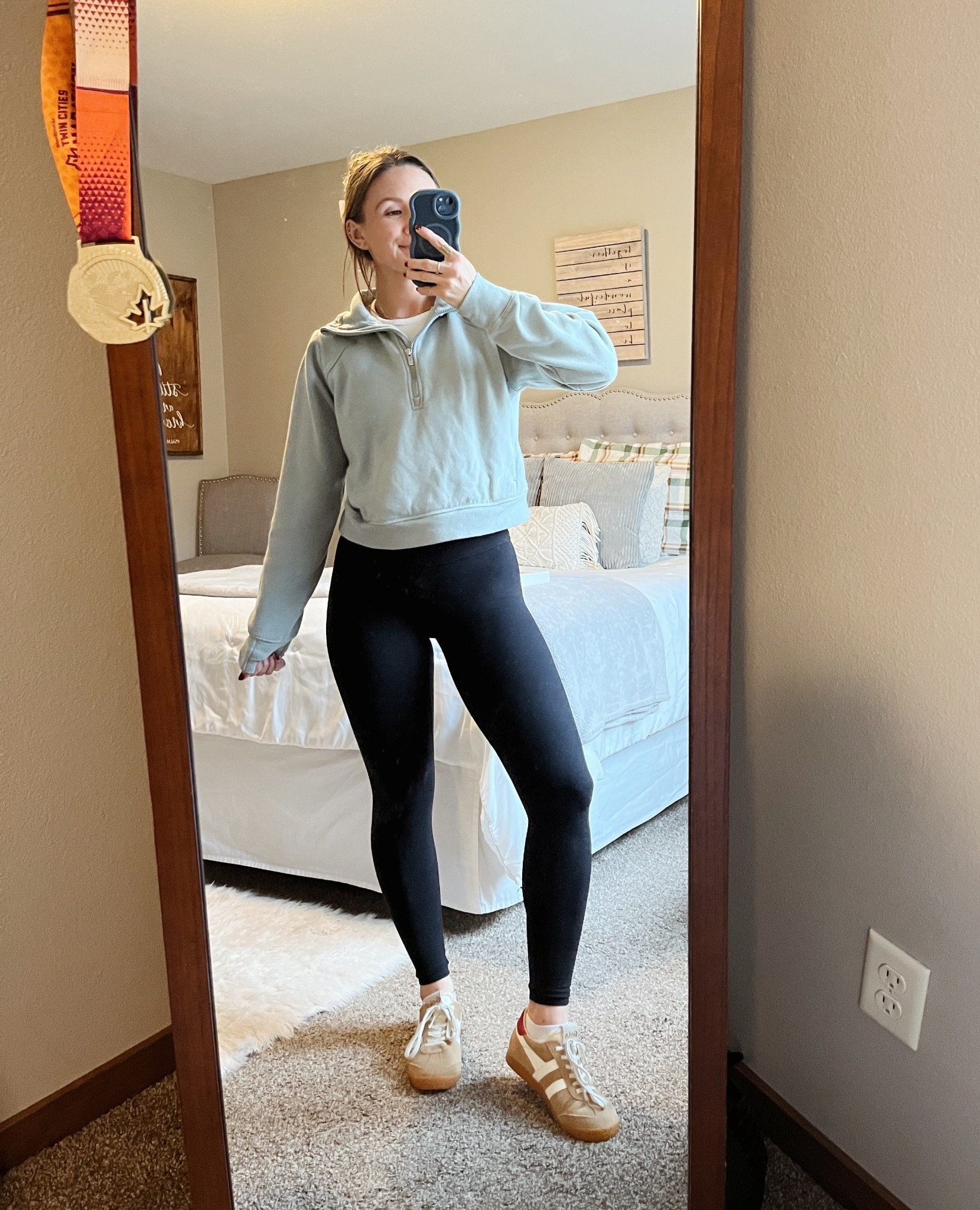 quick & comfy on the go fit today! been living in this pullover my sis in law got me for my bday!

wearing xs in top & s in leggings :)

#LTKootd #LTKPetite #LTKmomlife