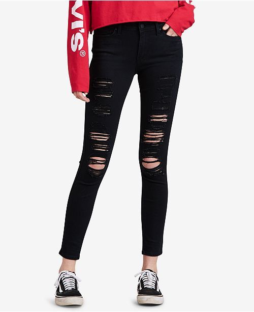 Women's 711 Ripped Skinny Jeans | Macys (US)