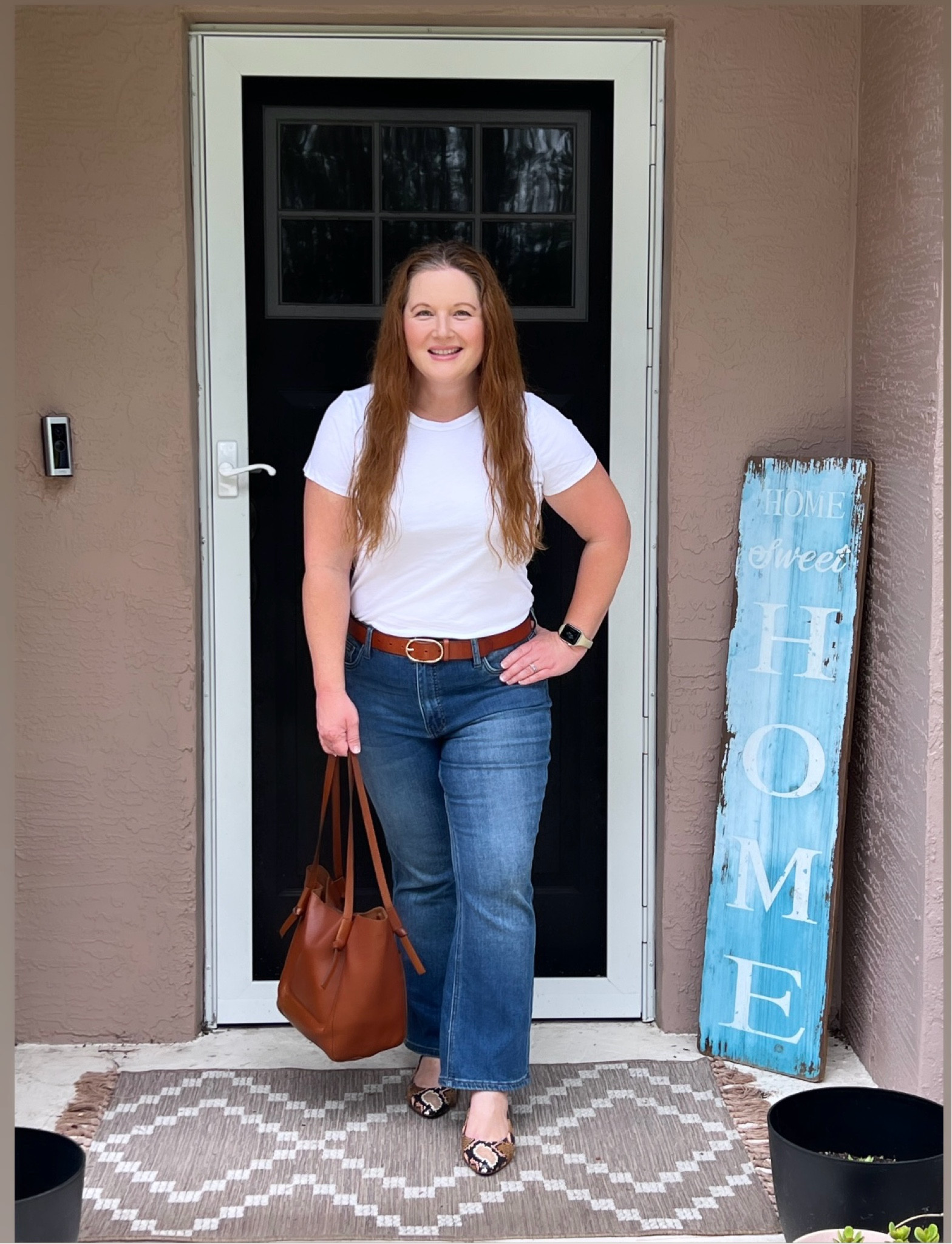 Jcrew Factory style, white tshirt, elevated casual, Nordstrom style, snake print, Madewell bag, Madewell shoes

#LTKStyleTip #LTKMidsize #LTKFindsUnder50