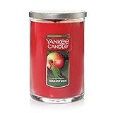 Amazon.com: Yankee Candle Macintosh Scented, Classic 22oz Large Tumbler 2-Wick Candle, Over 75 Ho... | Amazon (US)