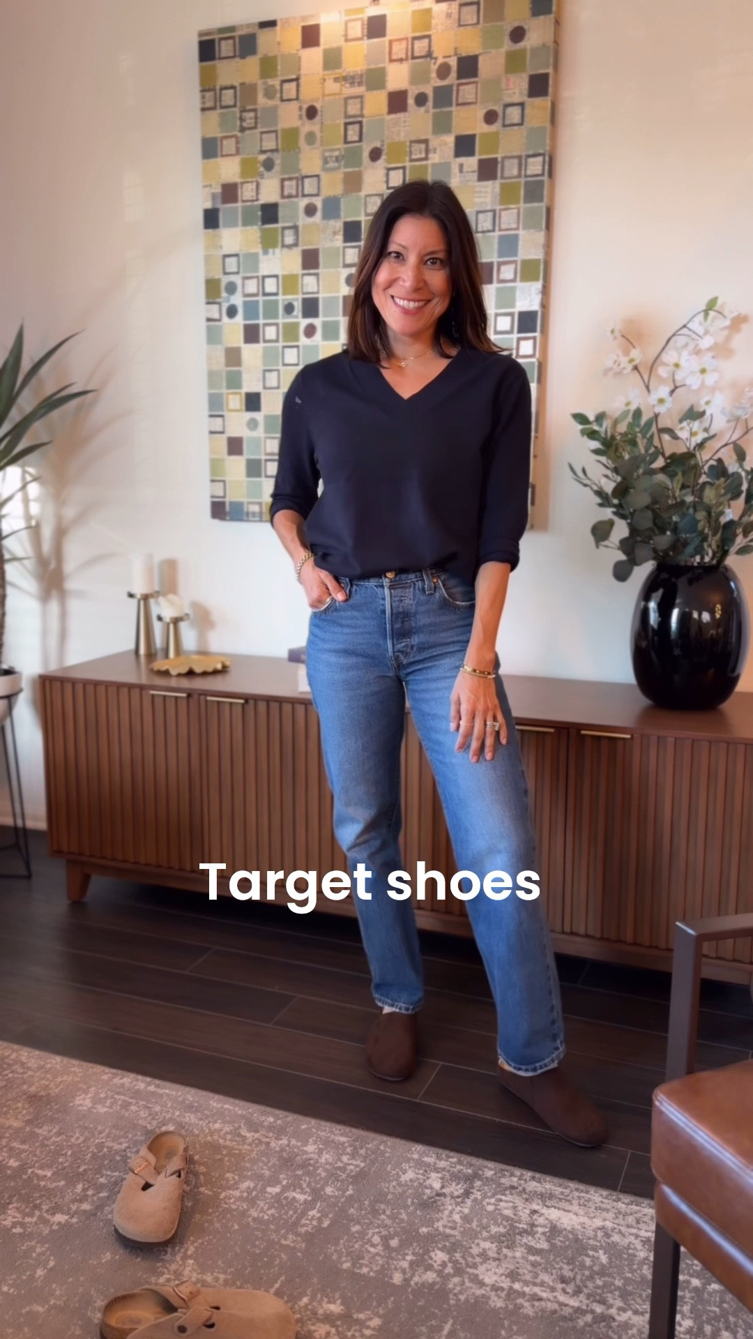 Comfy clogs that look designer 

Shoes tts wearing 7 1/2 
Target style 

Levi’s size 25 

#LTKootd #LTKOver40 #LTKSeasonal